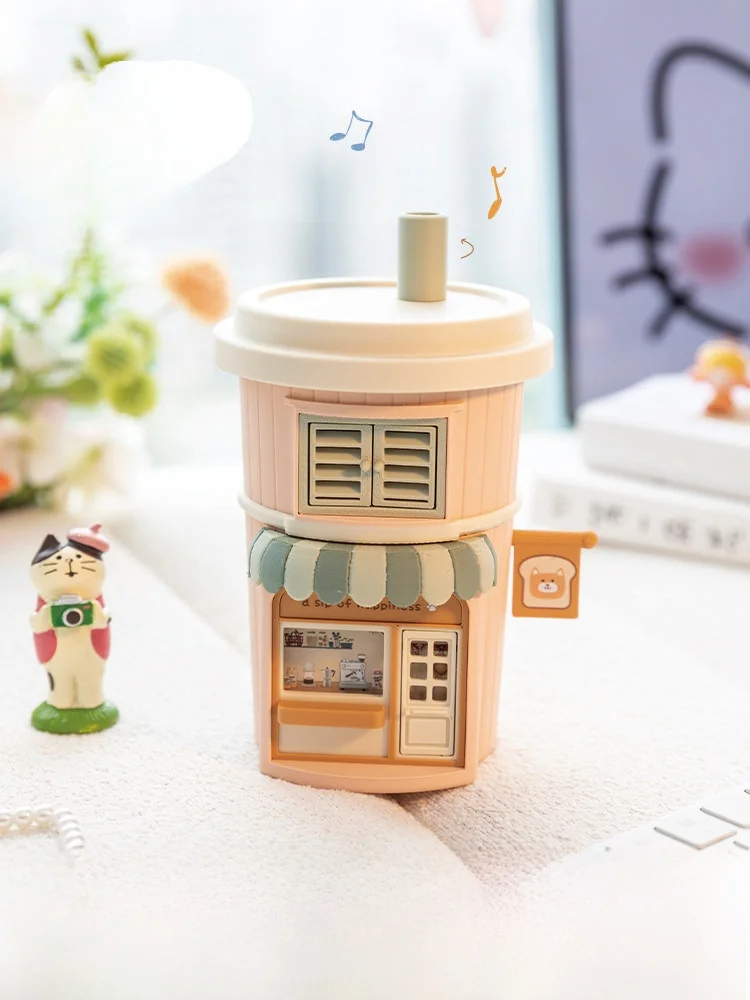 

Ele Jewelry Box for Girls Tooth Nelace Bracelet Earring Storage Box Children Hairpin Hairband Musical Box Soft Cute Sle