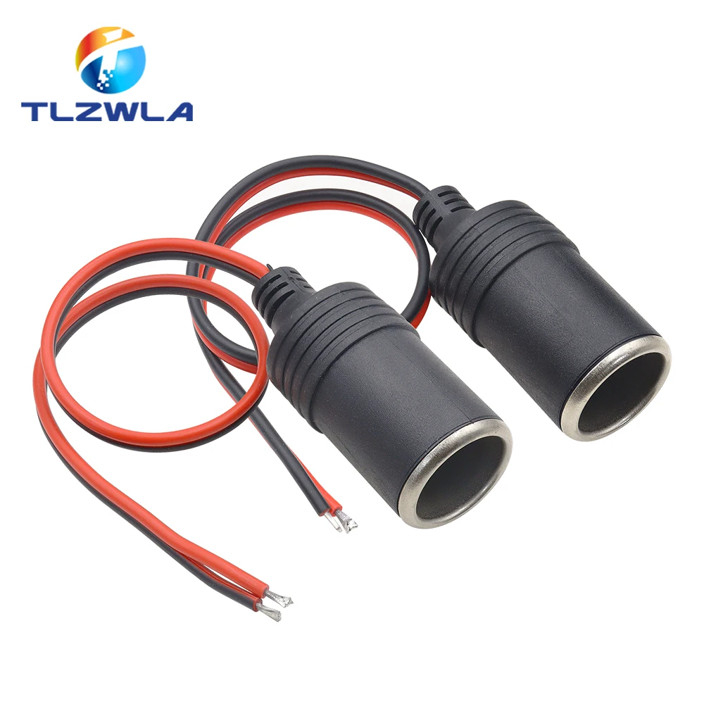 Toma de corriente de alta potencia para encendedor de cigarrillos de automóvil, 10A, 12v, 24v, 30CM de largo, 1 unidad