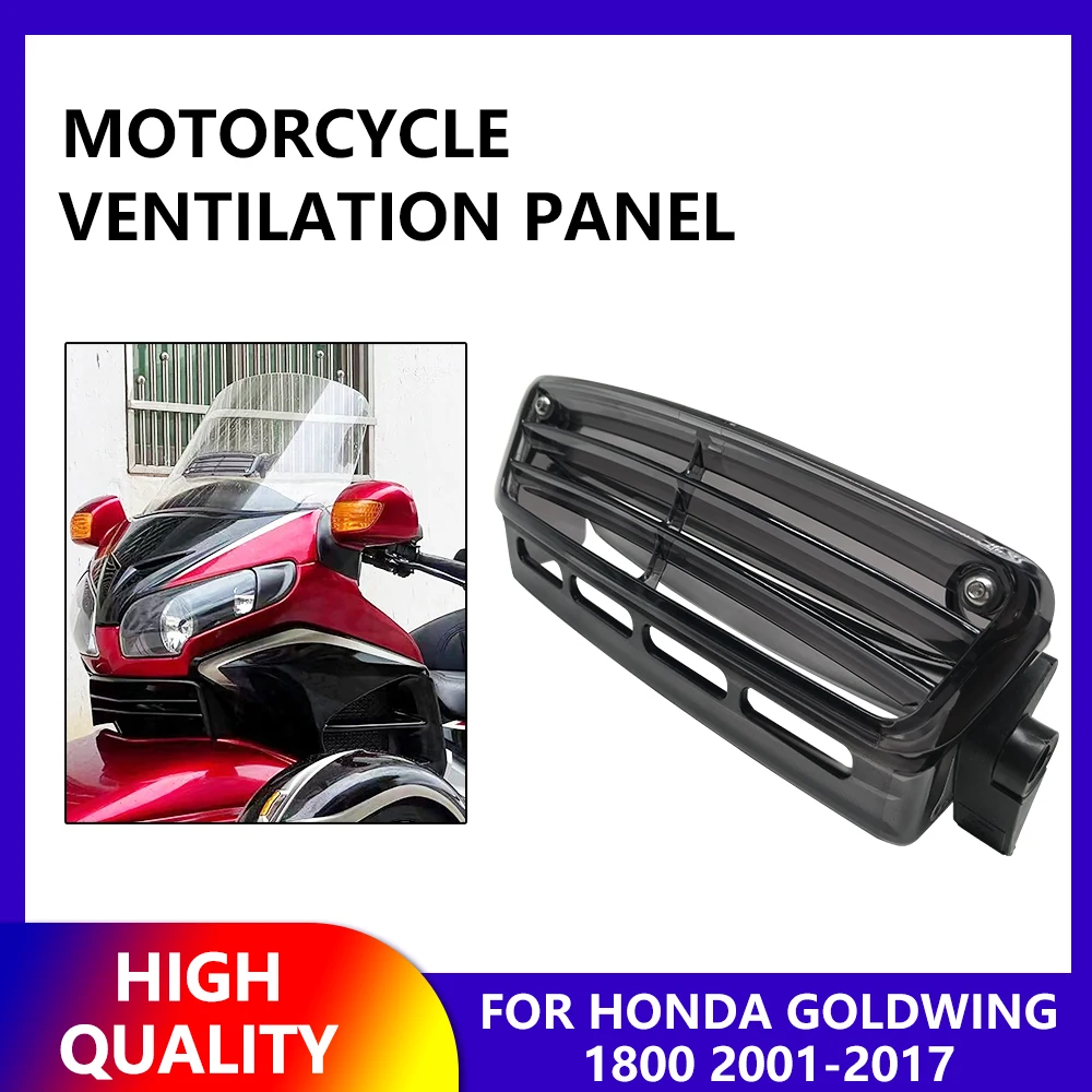 

For Honda Goldwing GL1800 Motorcycle Windshield Air Vent Windscreen Window Trim Fairing Part Fit Gold Wing GL 1800 2001-2017