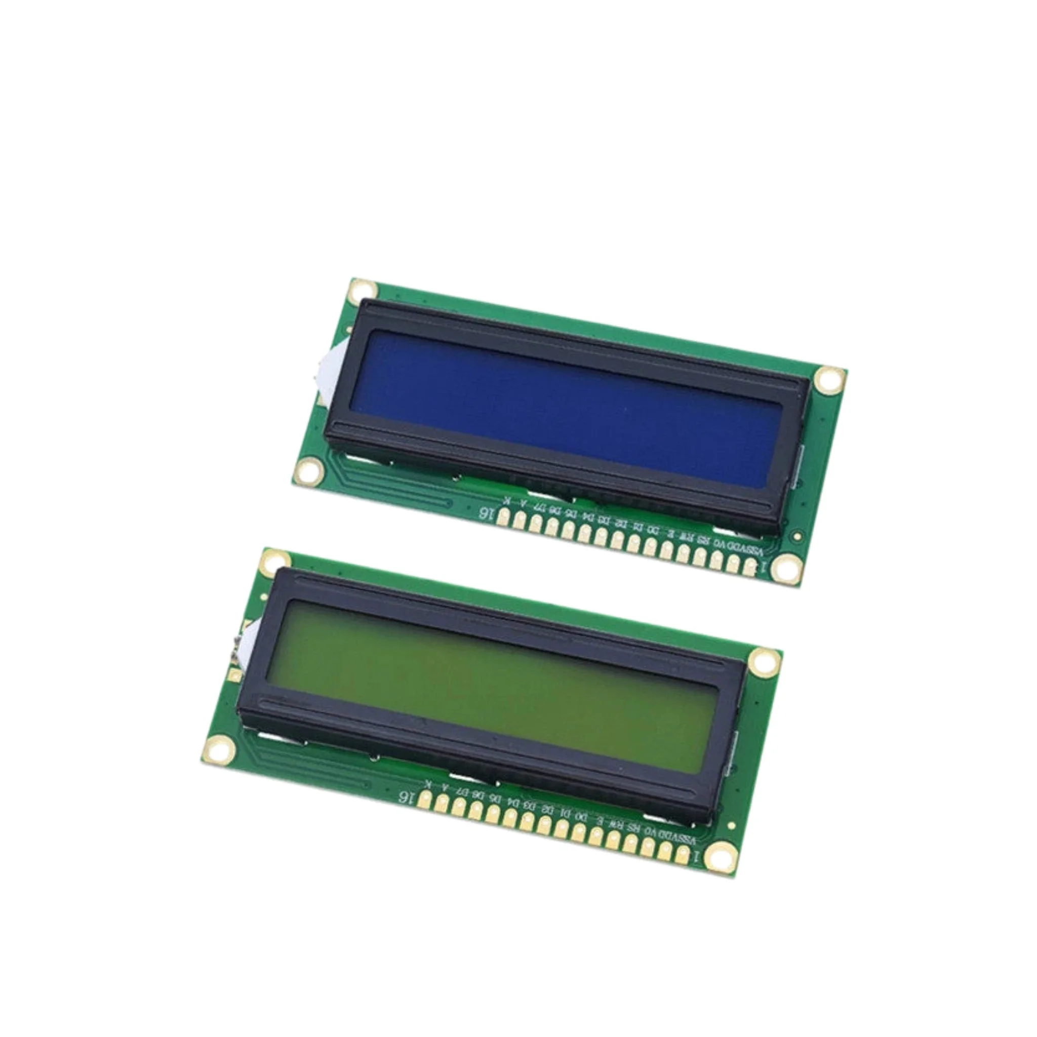 LCD1602A 16x2 Character LCD Display Module Yellow Green Screen 5V With Backlight for Arduino DIY Electronic Project