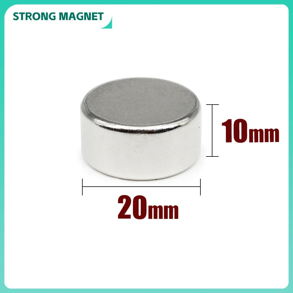 2/5/10pcs 20x10mm Powerful Magnets 20mmx10mm Permanent Round Magnet Neodymium Magnetic Super Strong Magnet