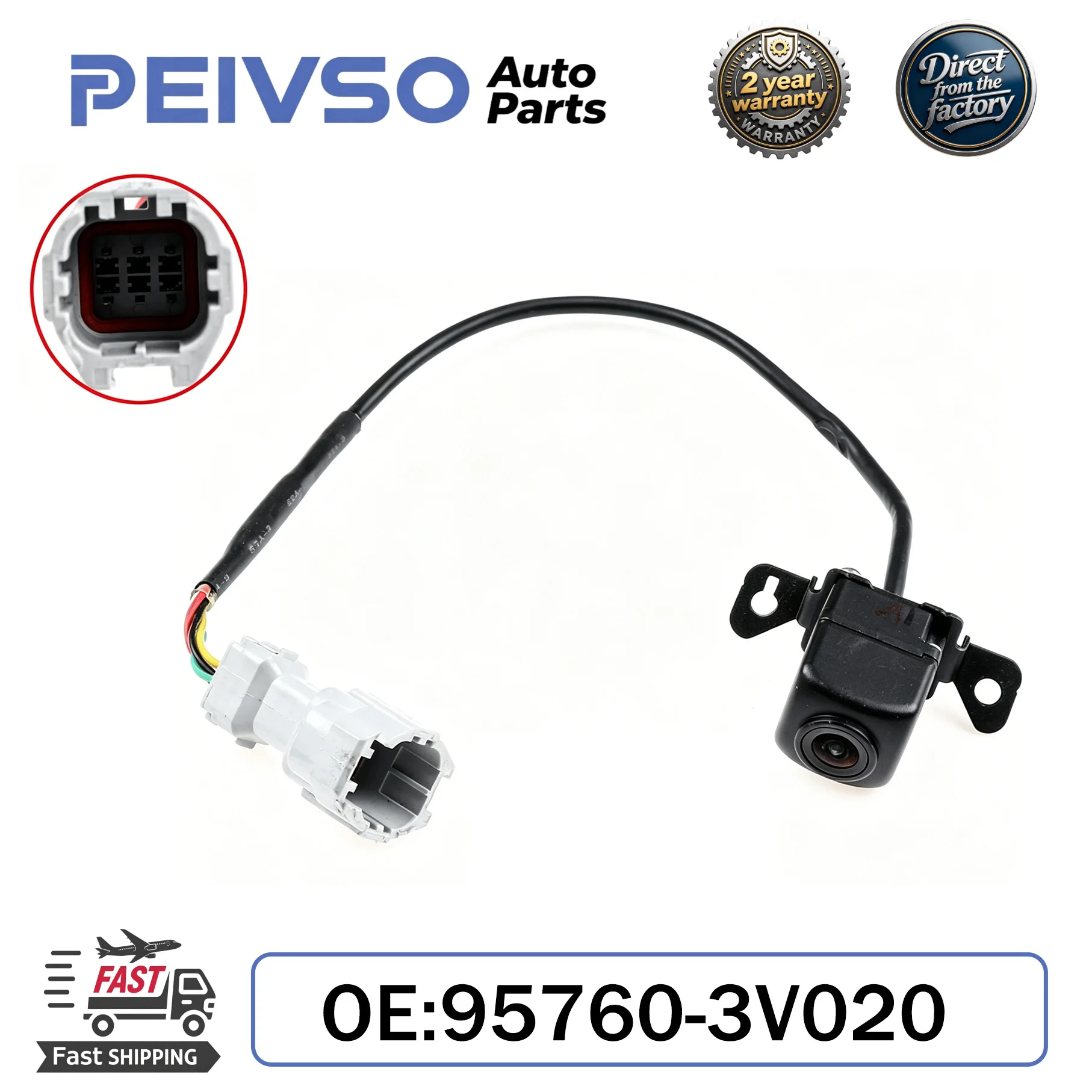 PEIVSO NEW High Quality 95760-3V020 957603V020 Rear View Camera Reverse Camera For Hyundai Azera 2011-2015