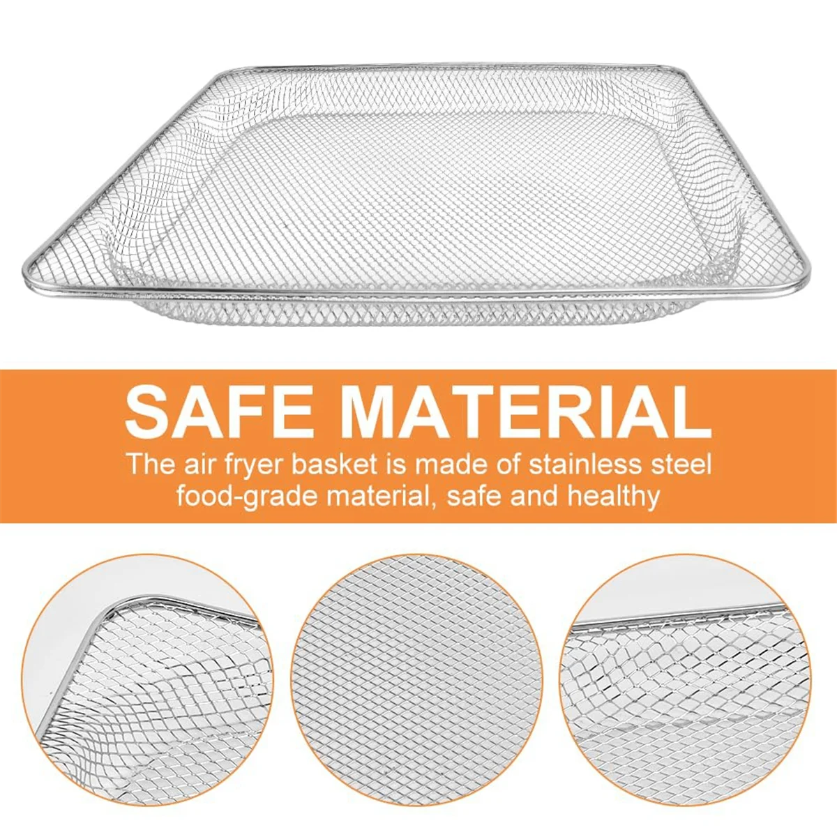 取り外し可能なエアフライヤーバスケットラック,洗える脱水機,忍者メッシュ,foodi sp100