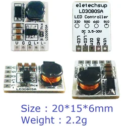LD3080SA 20W DC 3.5-30V 330MA/500/660/910MA Step-down HB LED Driver Module