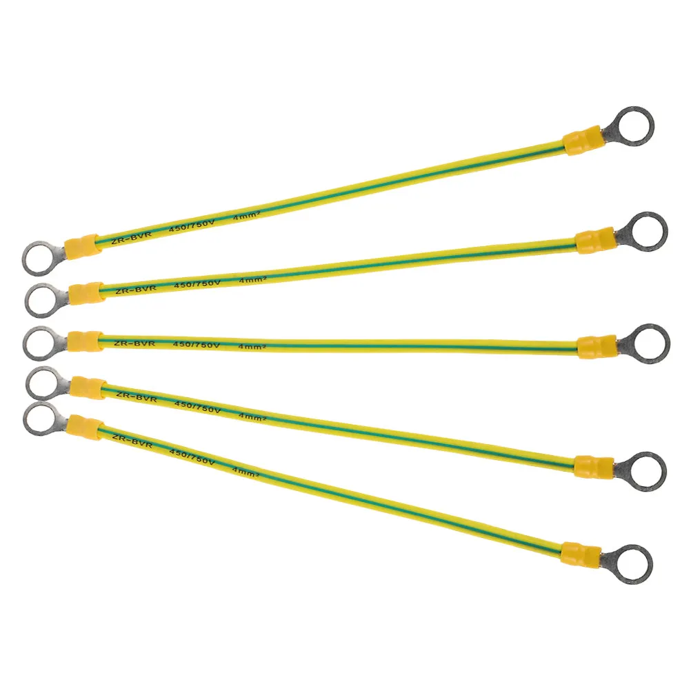 

5Pcs Automotive Connection Cables Heavy Duty Jumper Cables for Car Truck Rv Emergency Starting Series Parallel Grounding