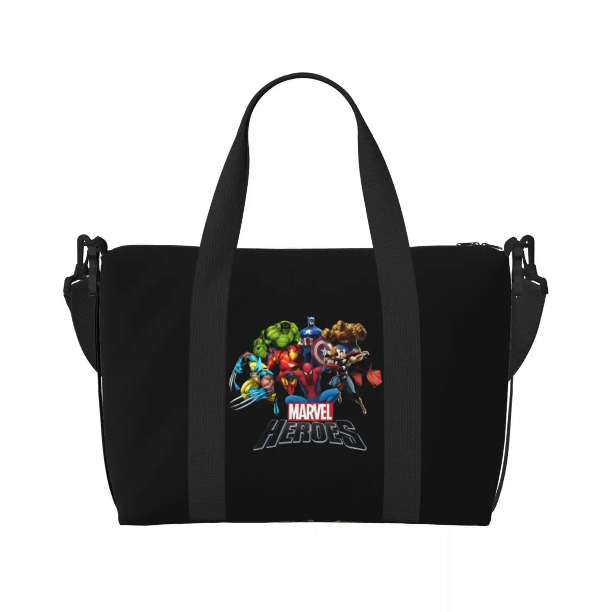 

Custom Marvel Hero Spider Man Comic Grocery Shopping Tote Bags Women Big Capacity Cartoon Cute Gym Beach Travel Bags