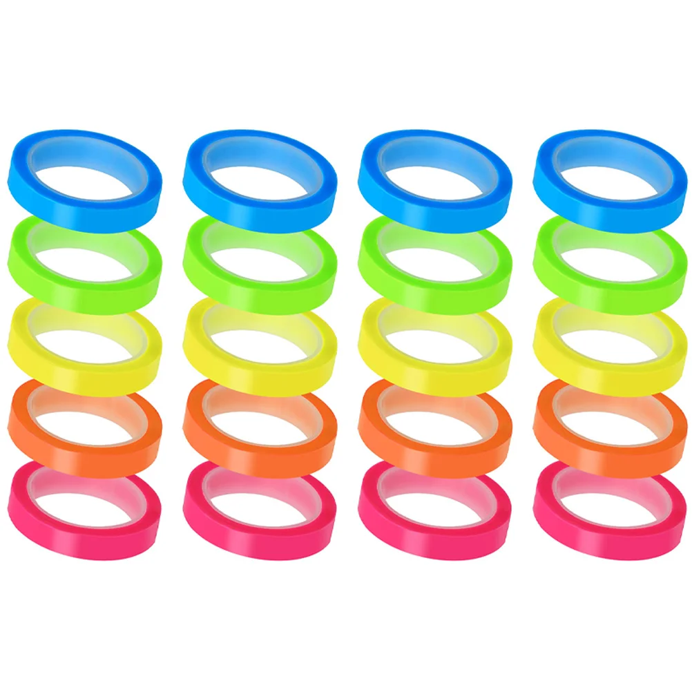 

Transparent Highlighter Tape Waterproof Mini Index Tabs Bookmarks Multi-Color Annotating Labels 0.6cm 0.8cm