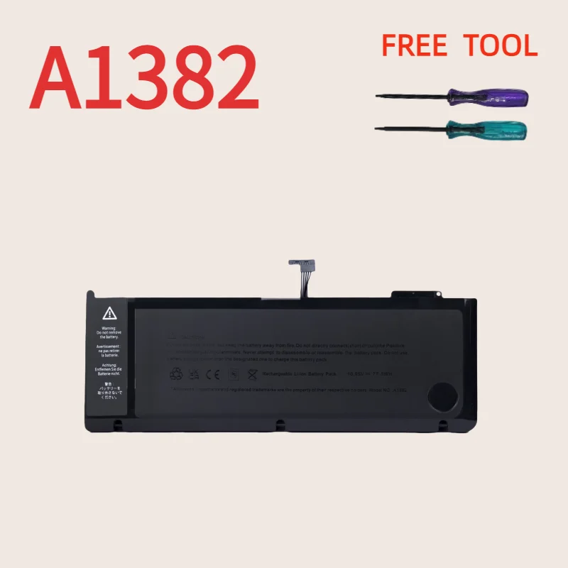 

Аккумулятор A1382 для Apple MacBook Pro 15 дюймов A1286 2011 2012 версия MD322 MD103 MD104 MC721 MC723 MC847 MD318 с бесплатными инструментами