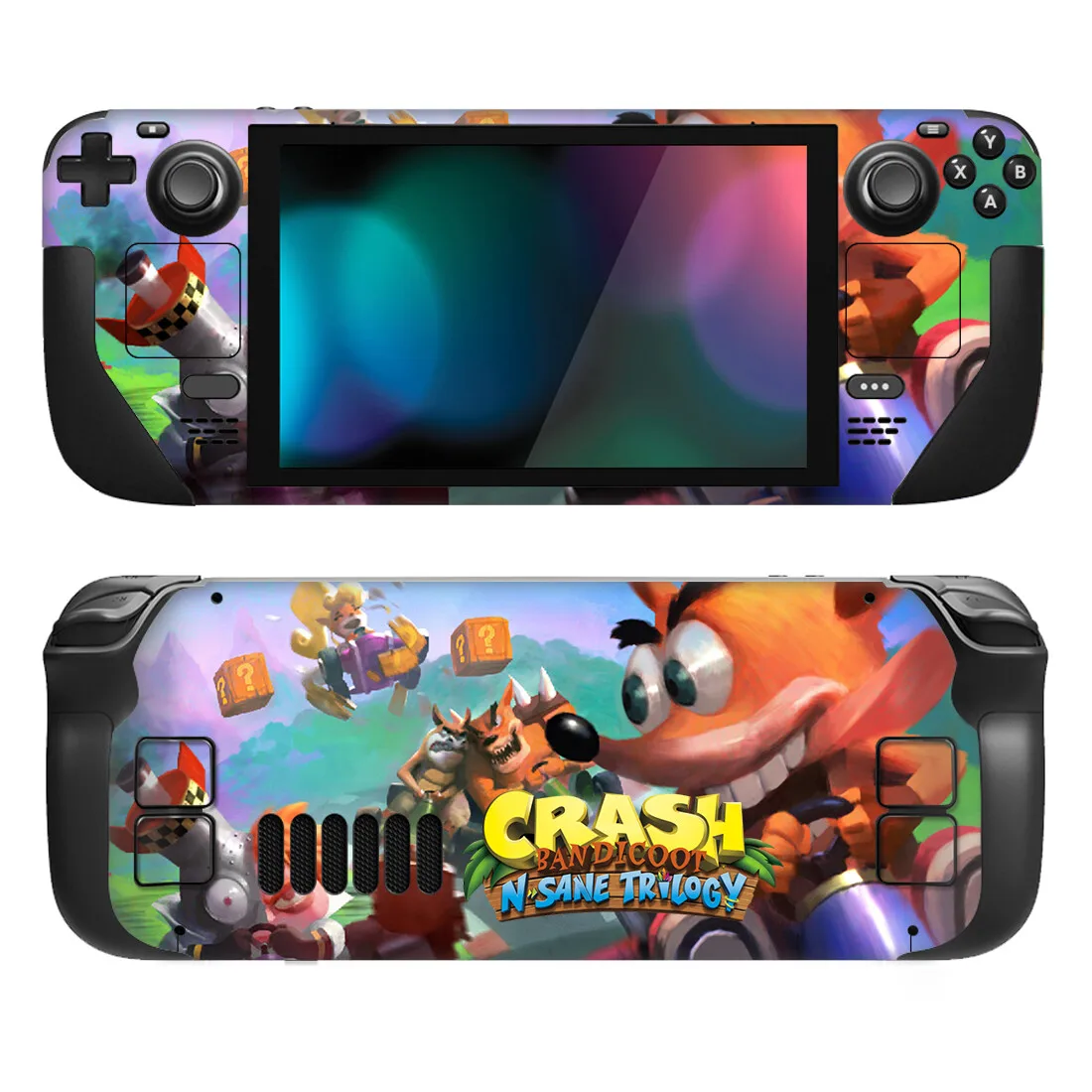 Crash Bandicoot Skin Sticker Decal Cover for Steam Deck Console Skins Vinyl