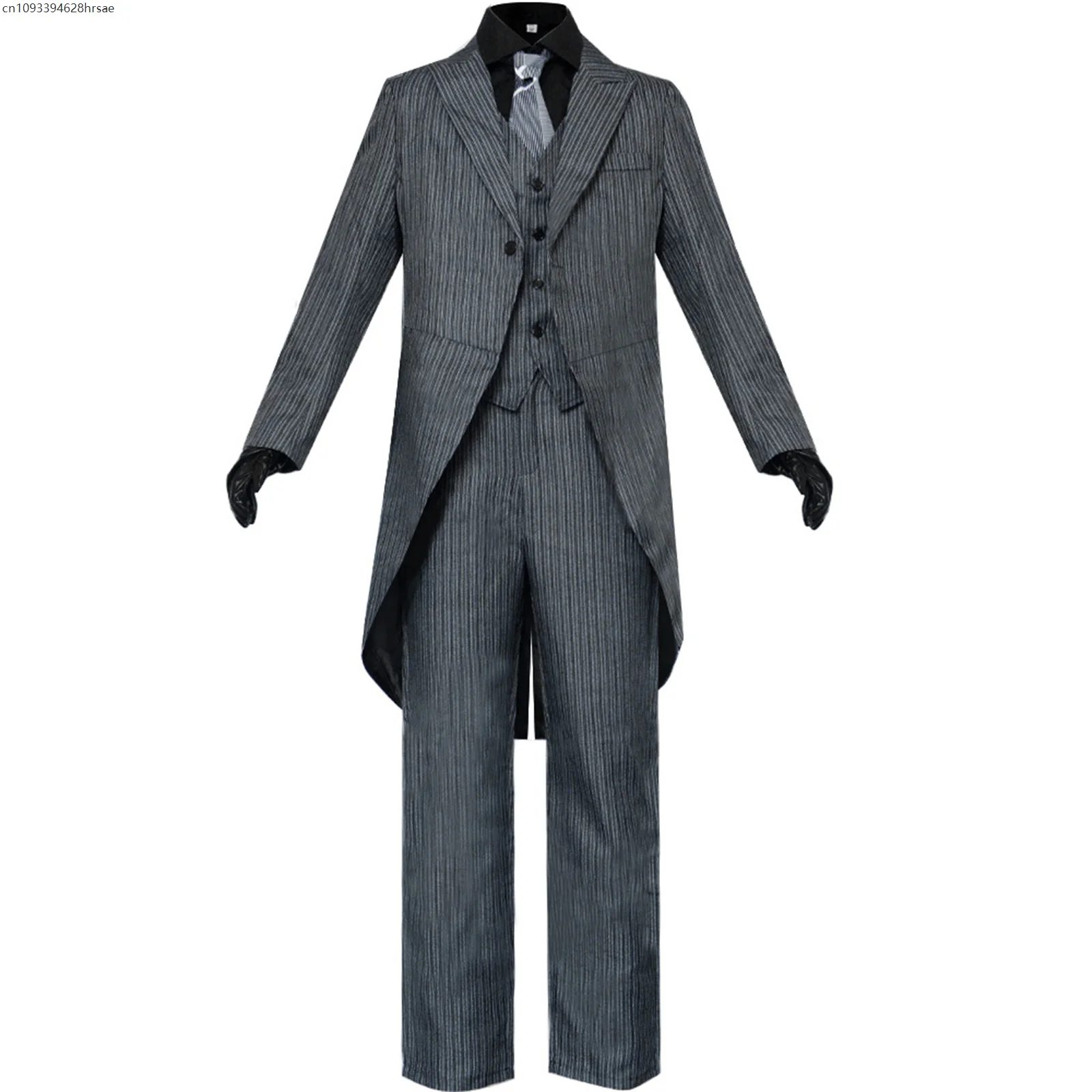 

Movie Cosplay Costume Top and Pants Striped Suit Outfit Halloween Carnival Party Costume for Men 2025