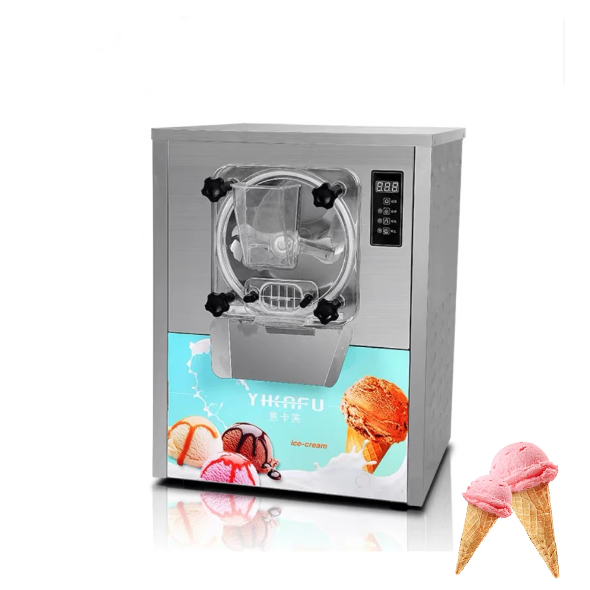 Commercial hard ice cream machine