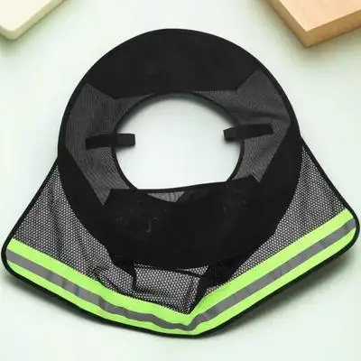 

Hard Hat Sunshade Protector Full Brim Neck Cover Reflective Strips High Visibility Sun Shade for Construction Sites