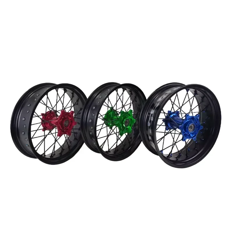 【2026 New Design】 High Quality Fit YZ YZF 2010-2020 17-3.5/17-5.0 Wheel Set 7116 Aluminum Alloy Motorcycle Supermoto