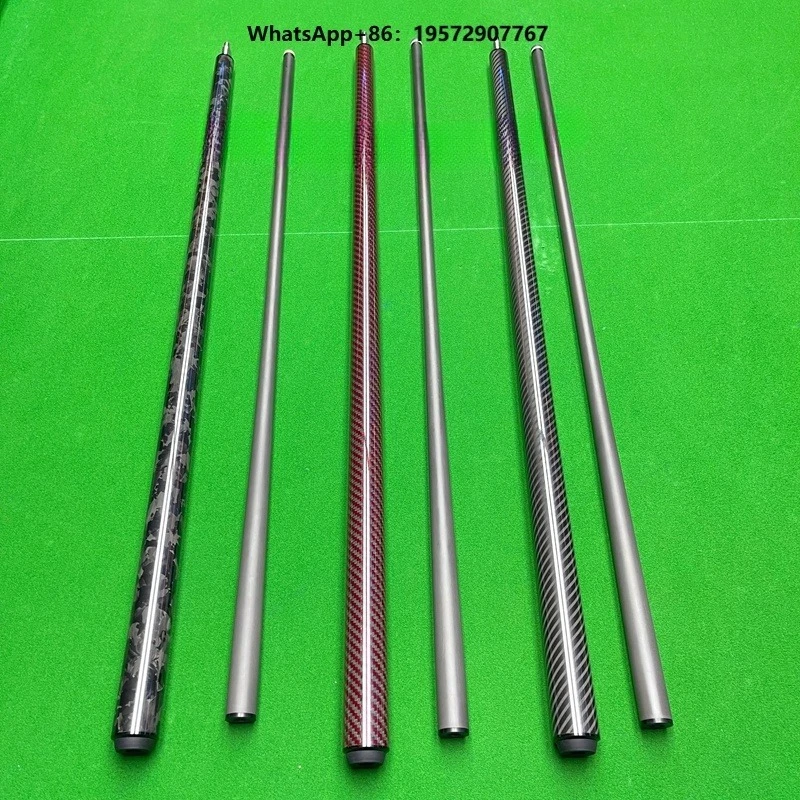 Carbon Fiber 13mm Tip 20oz 58in 1/2 Split Pool Cues with Radial Joint and Durable Butt Shaft for Billiard