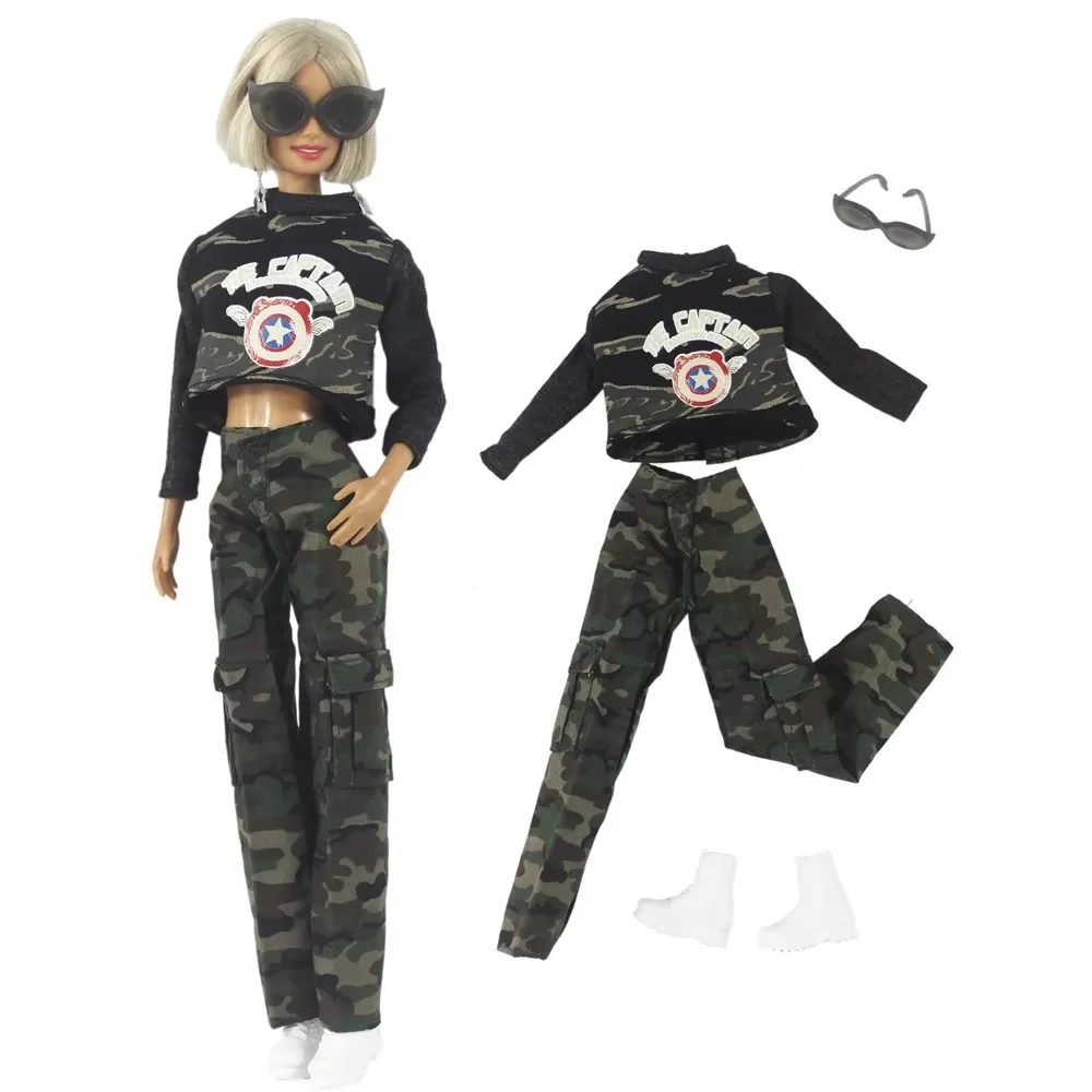 Doll Clothes 1:6 Scale Camouflage Clothes Outfit for 11.5 inch 30cm Doll Many Style for Choice Gifts for girls
