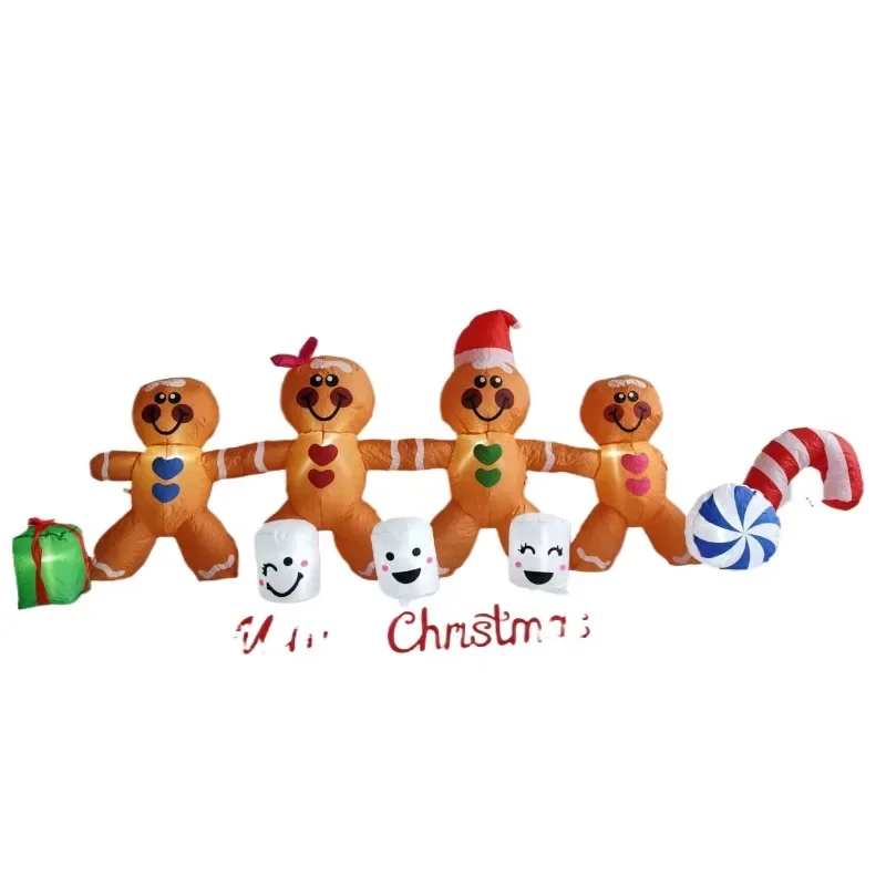 

3M Gingerbread Man Combination Air Mold Christmas Inflatable Air Mold