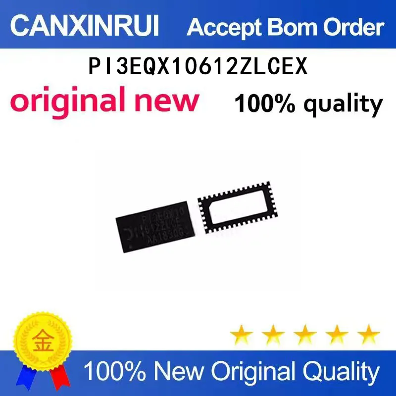 

（5-100 pieces）Brand new original PI3EQX10612ZLCEX PI3EQX10 QFN40 spot chip IC