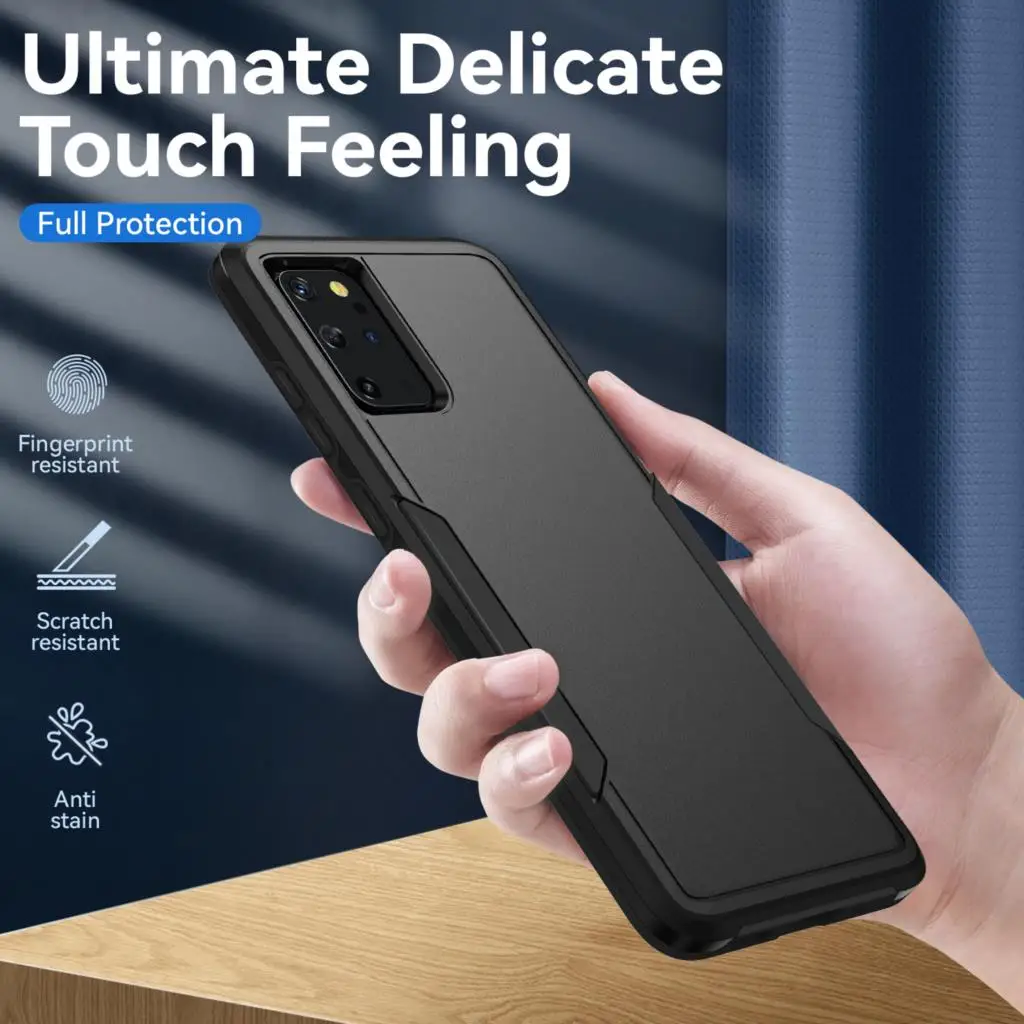 

Non-Fingerprint Matte Armor Case for Samsung Galaxy S20 FE 5G S21 Plus S22 Ultra A53 A73 A33 A12 A32 A13 A52 A52S A72 Coque