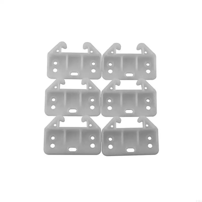   Plastic Drawer Slide Rails Replacement Quiet Sliding Track Guides Hardware