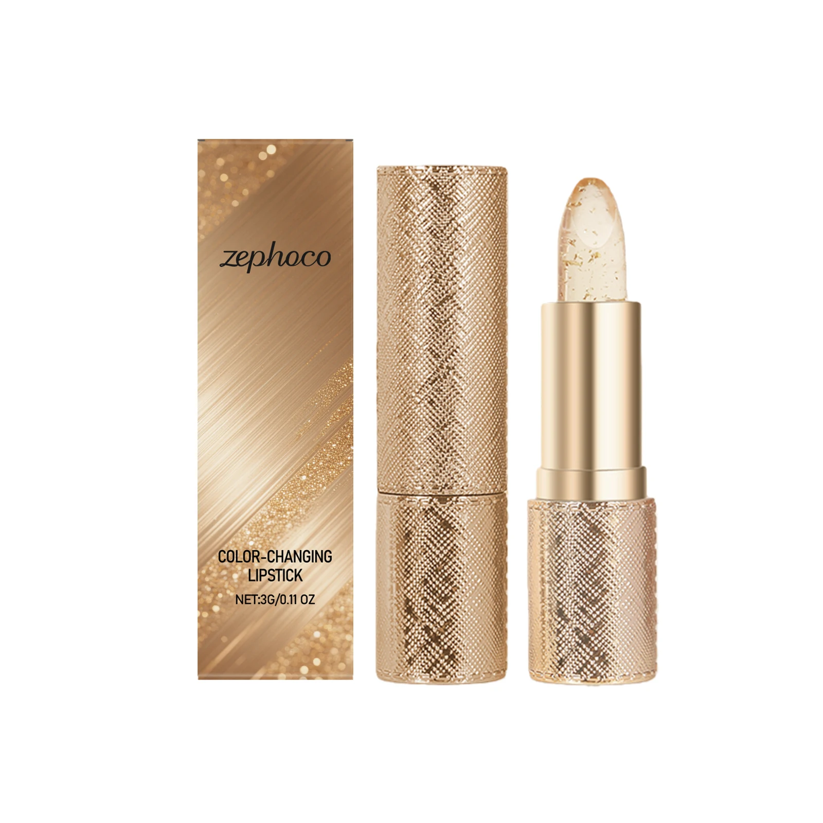 Kleurveranderende lippenstift voor vrouwen Langdurige hydraterende lippenstift Gemakkelijk te kleuren Waterdichte kleur Lippenbalsem Veranderende make-up 3g