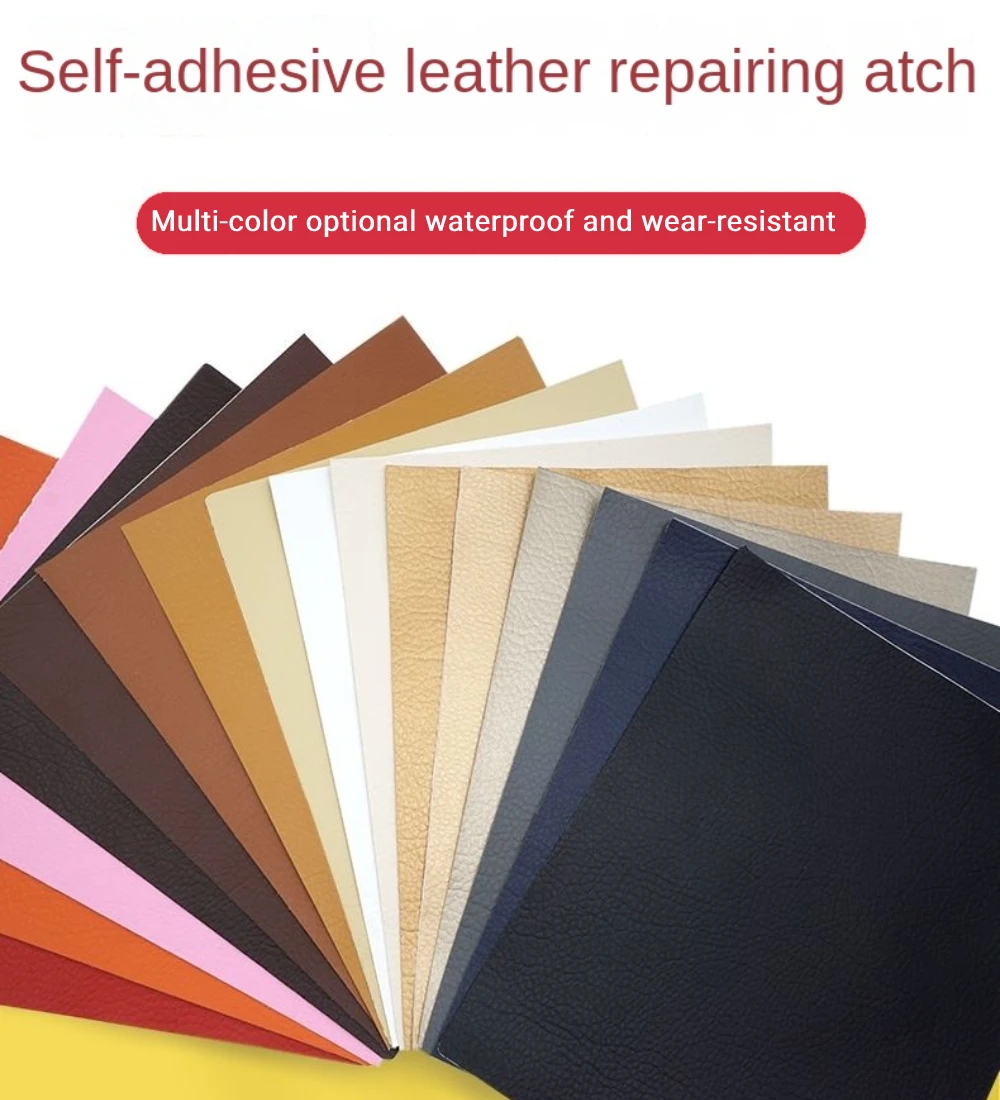 

50X138CM self-adhesive leather DIY sofa patch repair genuine leather synthetic subsidy PU self-adhesive sticker car seat repair