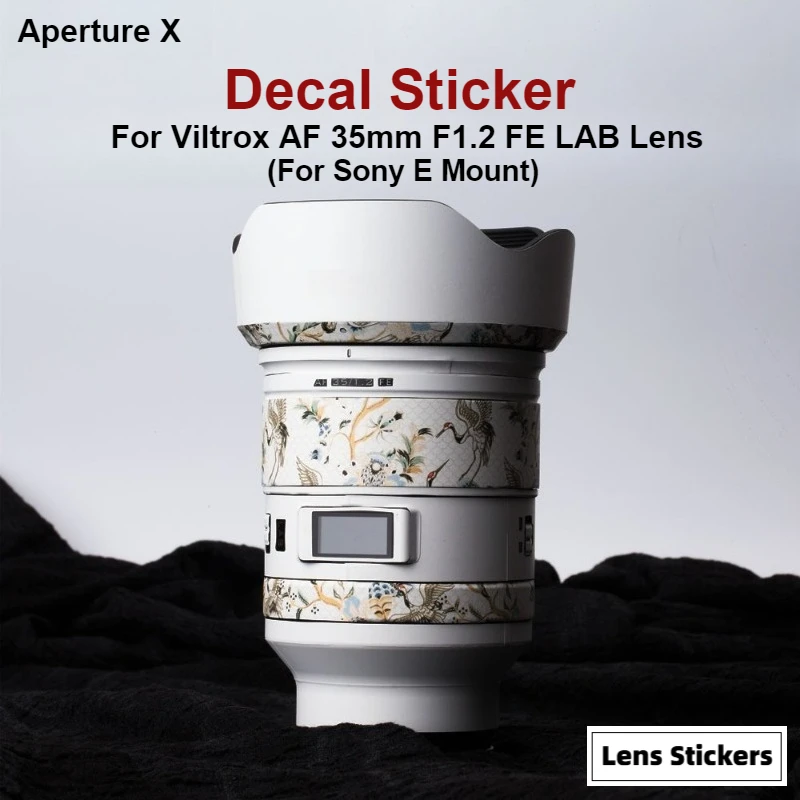 

Наклейка-наклейка для Viltrox AF 35 мм F1.2 LAB FE с креплением для объектива Viltrox AF35 F1.2 Обёрточная крышка 35 f1.2 Защитная наклейка