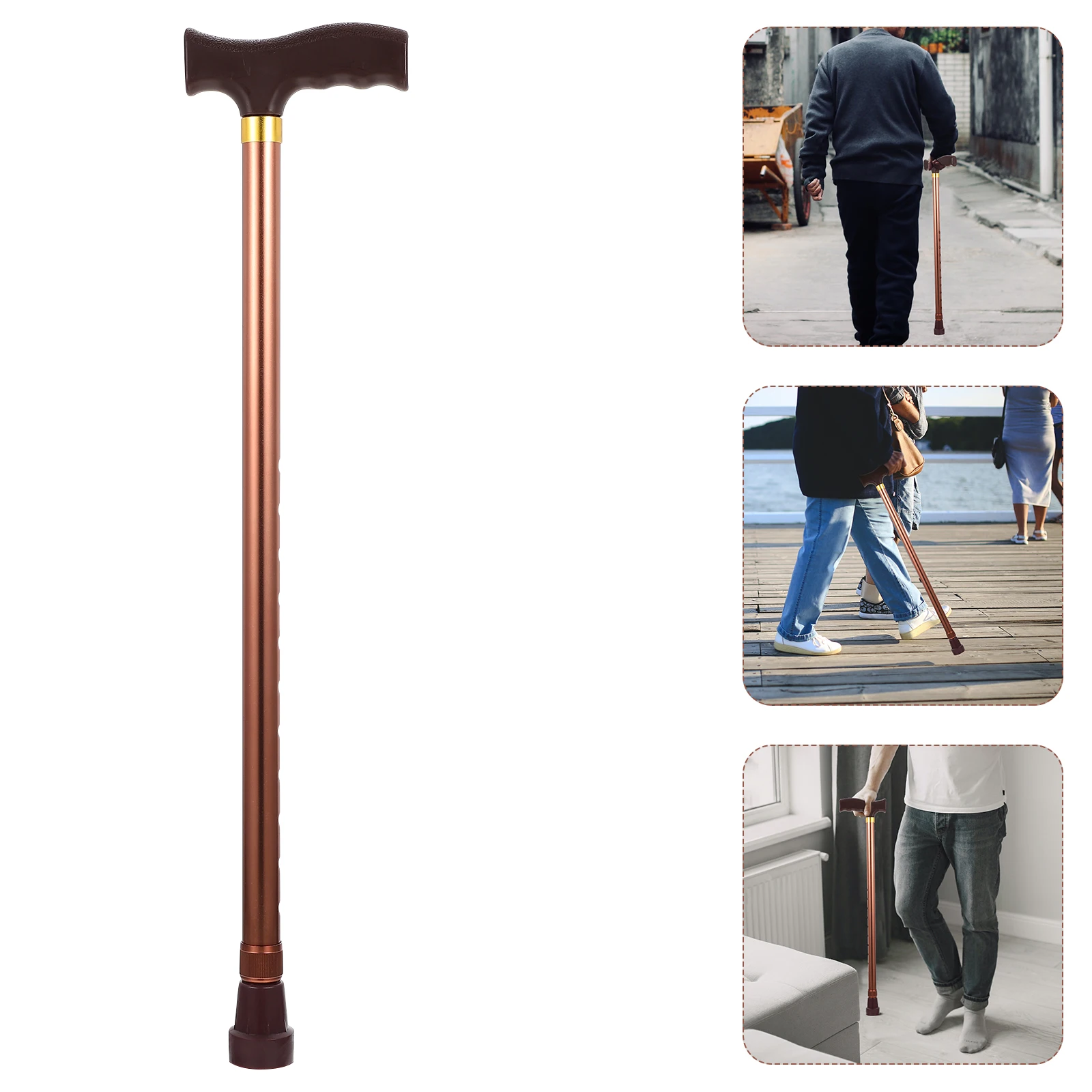

Retractable Elderly Walking Stick Adjustable Non-Slip Aluminum Alloy Cane for Hiking Climbing Outdoor Use Travel Walking Cane