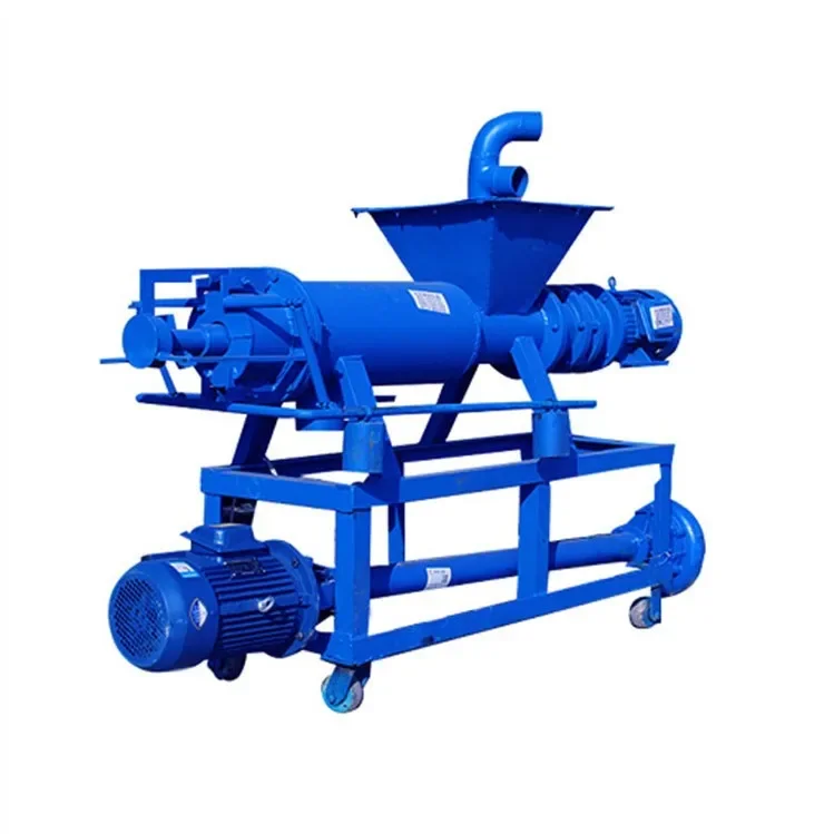 Manure Squeeze Dryer Equipment Poultry Chicken Solid Liquid Separator Or Pig Manure Dewatering Machine