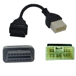 FCAR Car Diagnostic Scanner Connector DENSO-12 For 24V Diesel Vehicle Durable High Quality OBD2 Adapter