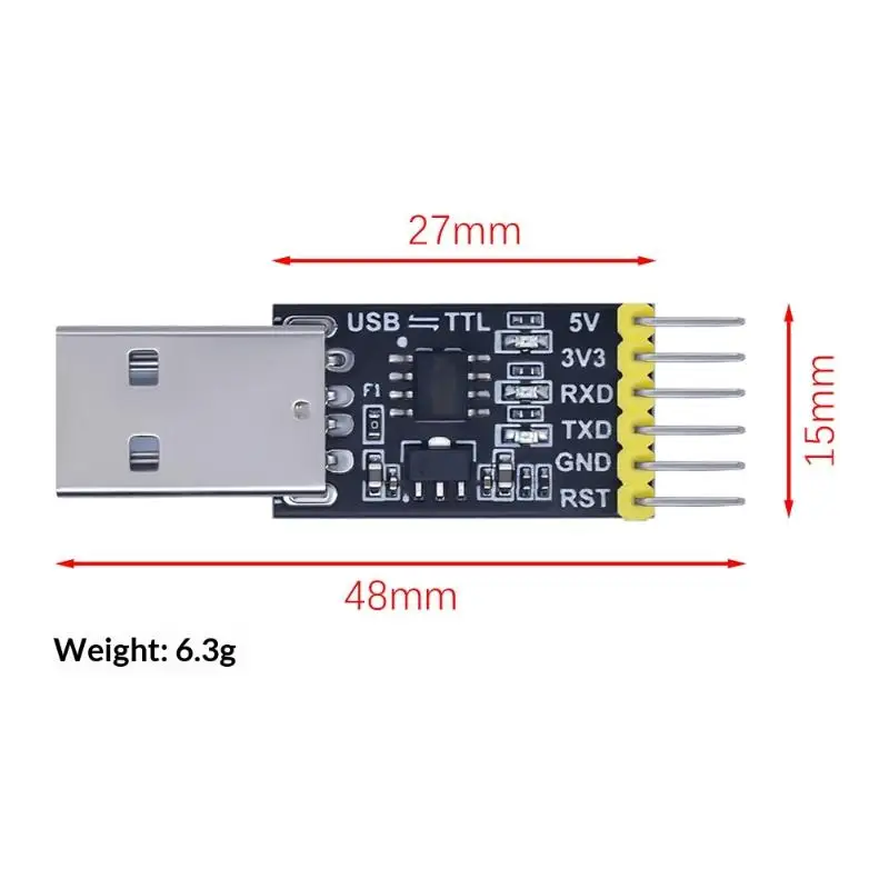 1PCS,CH340N Module CH340 Downloader USB-to-TTL Download Cable Single-chip Microcomputer Serial Port Download