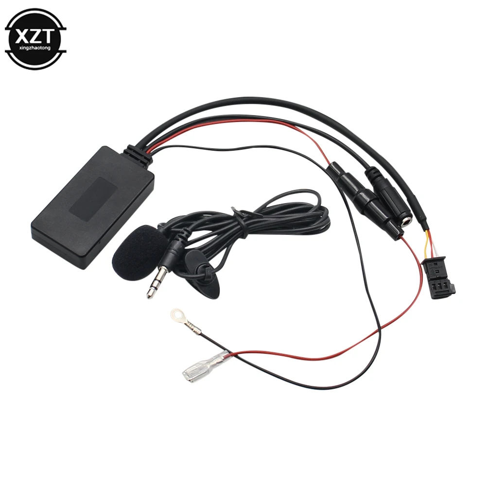 For Mercedes Benz E / CLS / SLK 2004-2008 Audio Stereo Bluetooth-compatible 5.0 Adapter Aux Cable With MIC Car Accessories