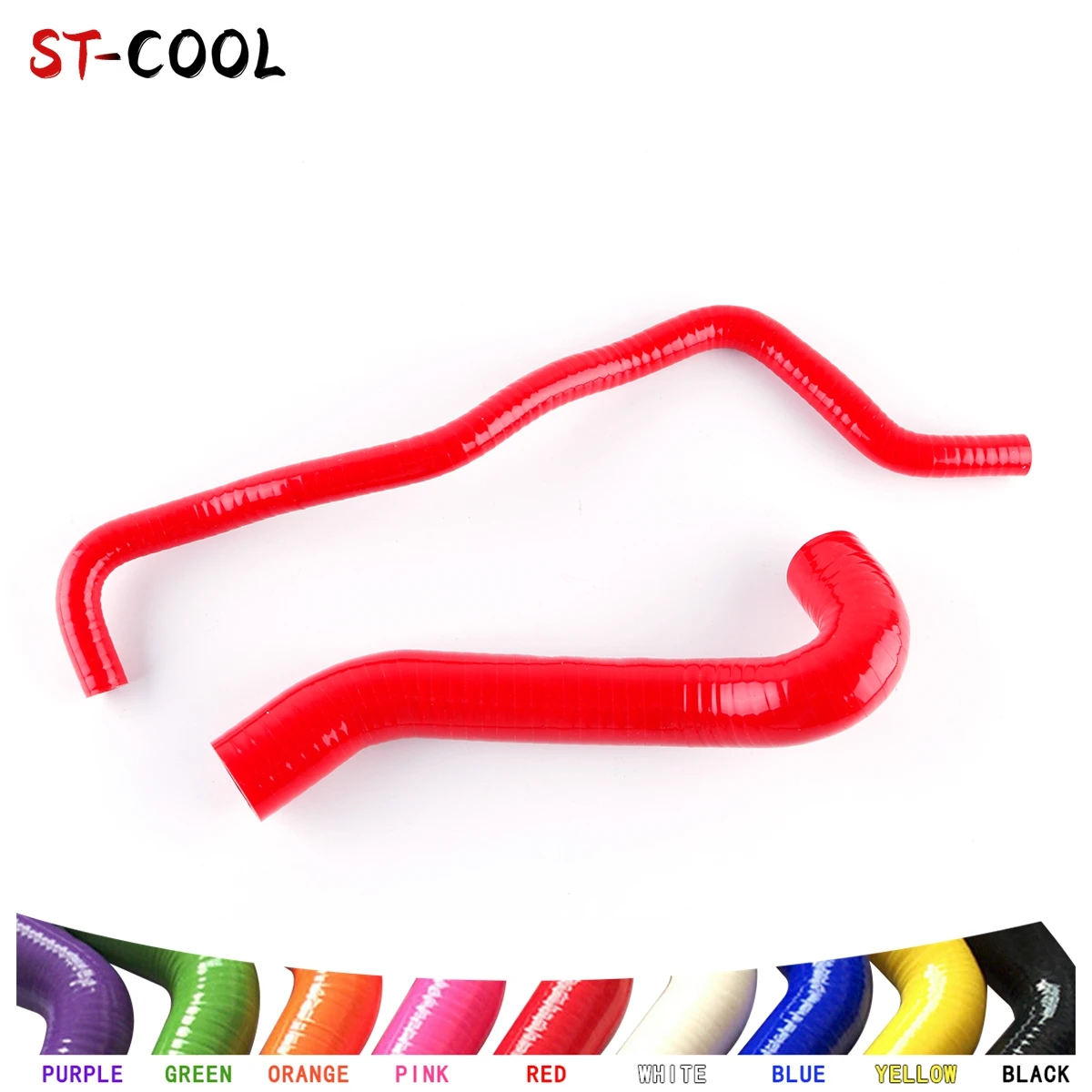 Silicone Tubes For Audi TT MK1 8N S3 A3 8L Seat Leon Cupra R 1.8T 225HP Boost Hoses Kit Piping 2Pcs 11 Colors view 6
