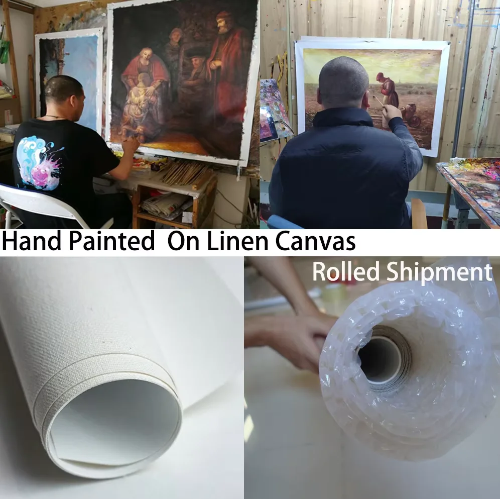 لوحة فنية للمناظر الطبيعية على القماش مرسومة يدويًا كلاسيكية بول سيزان عمل فني مونت سانت فيكتير لوحة تجريدية ديكور غرفة المعيشة كبيرة