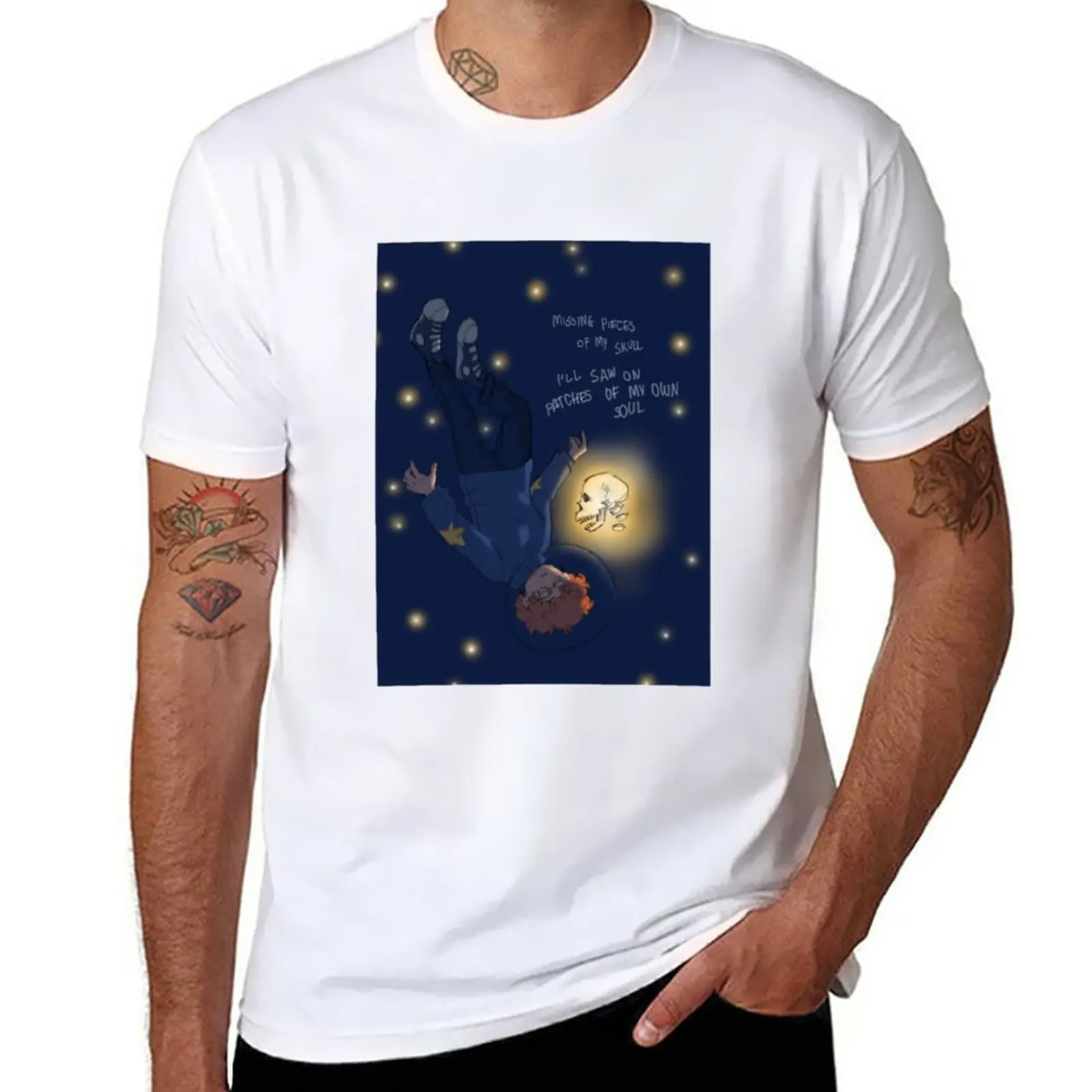 

New meteor shower cavetown this is home space aesthetic Sticker T-Shirt korean fashion mens t shirt graphic