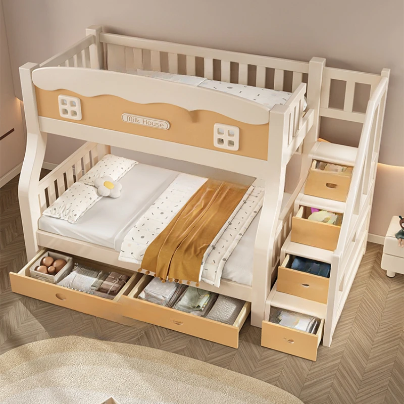 Storage Frame Double Bed Childrens With Drawers Single Living Room Double Bed Princess Modern Cama Matrimonial Furniture