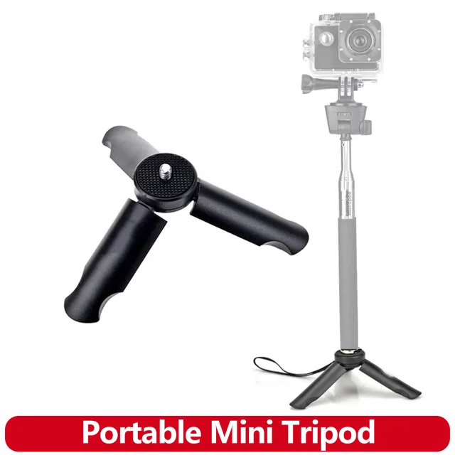 Przenośny Mini Statyw Mały Statyw do Telefonu iPhone/Android Kieszonkowy Selfie Stick Uchwyt do GoPro insta360 DJI Action Camera
