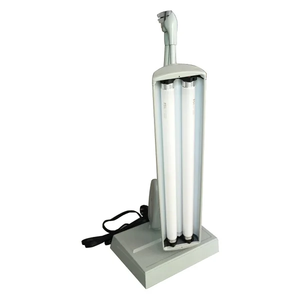 중국 공급 보석 만들기 도구 다이아몬드 조명 2 튜브 LED 렌즈 테이블 보석 램프