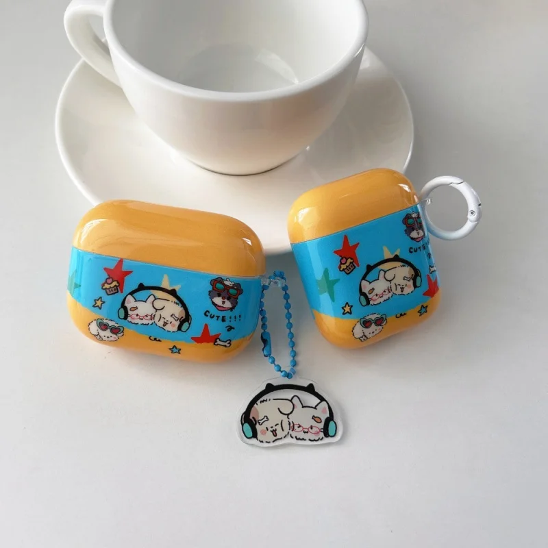 

Suitable for Appleairpods3/4Cartoon Music Puppy Headphone CoverPRO2Cute Full CoveragePRO3Niche