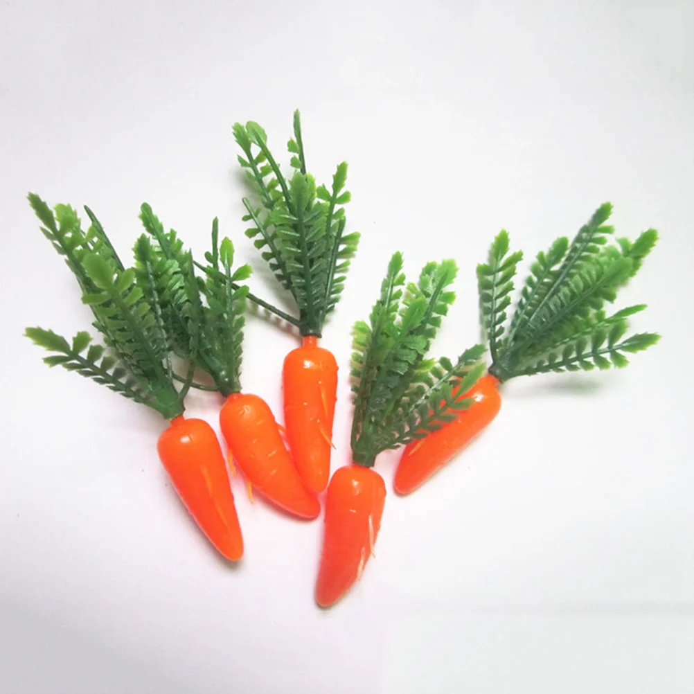 150 Pcs Photo Props Vegetable Decor Radish Simulation Vegetables Decoration Plant