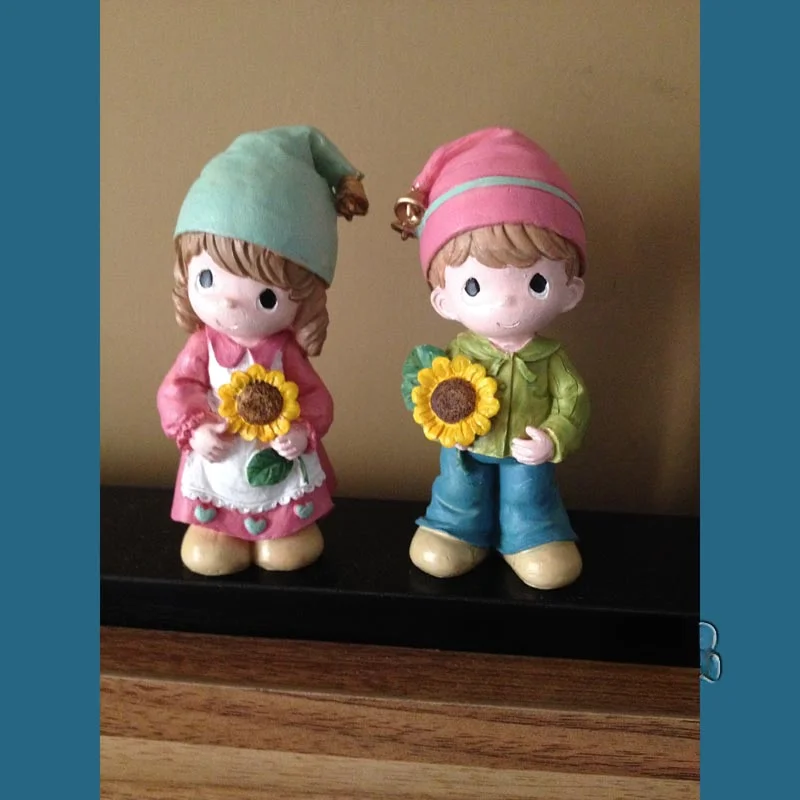 Raindrop Eye Boy and Girl Pair Set Decoration/Birthday Wedding Gift