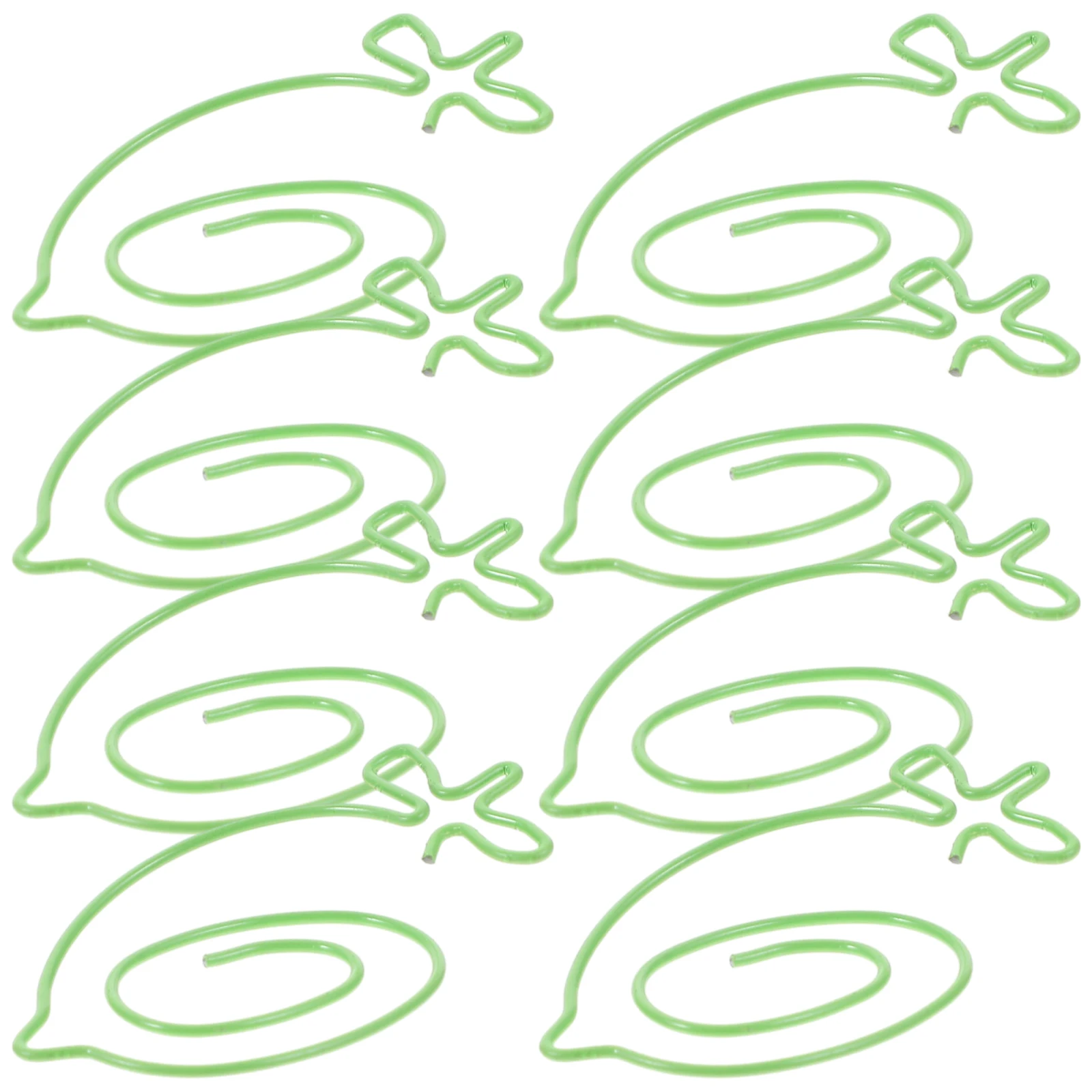 20Pcs Creative Metal Paper Clips Cartoon Design for Office School Notebook Bookmark Decorative Clip Supplies Organizer