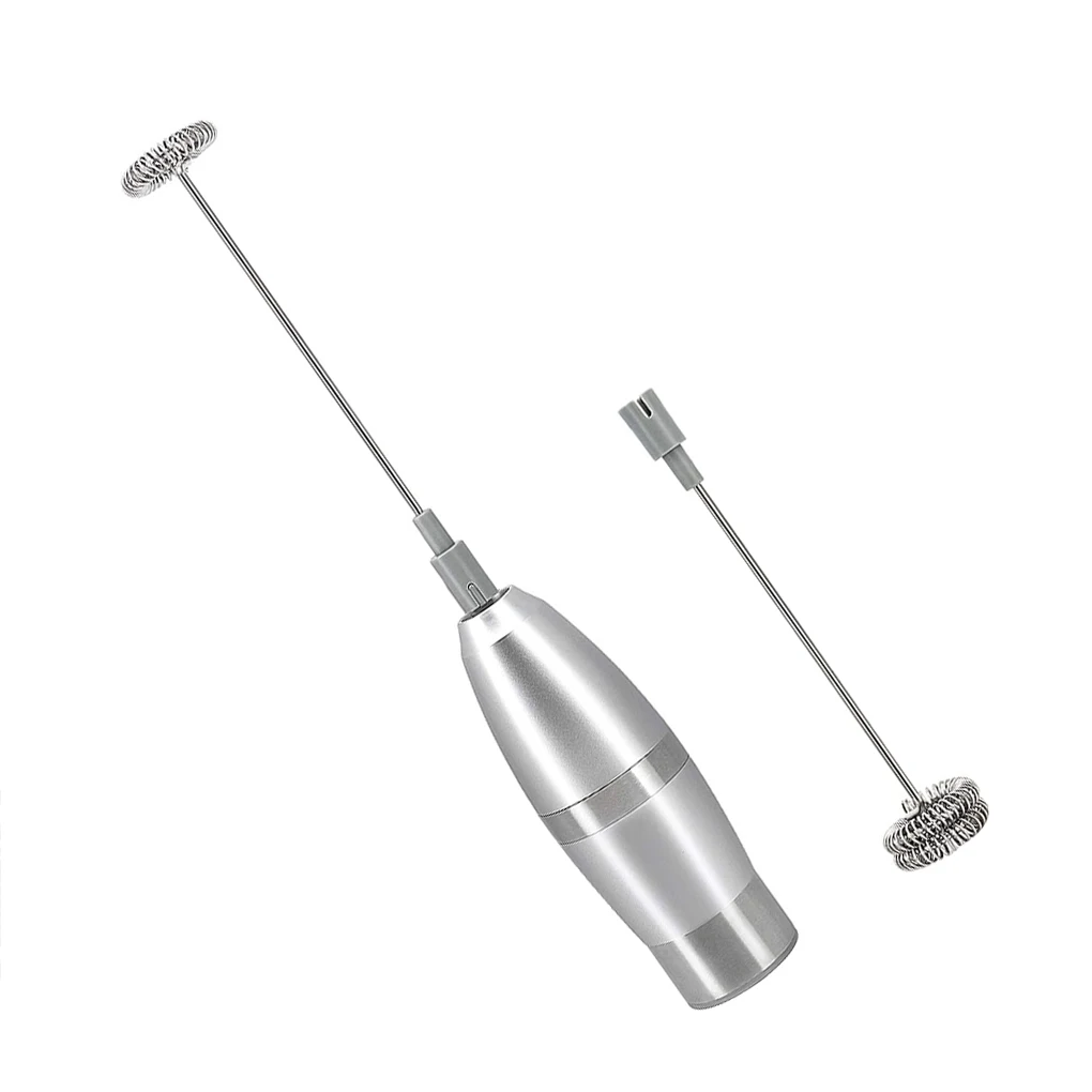 Mini Milk Frother Electric Hand Held Egg Beater Stainless Steel Portable Kitchen Coffee Mixer