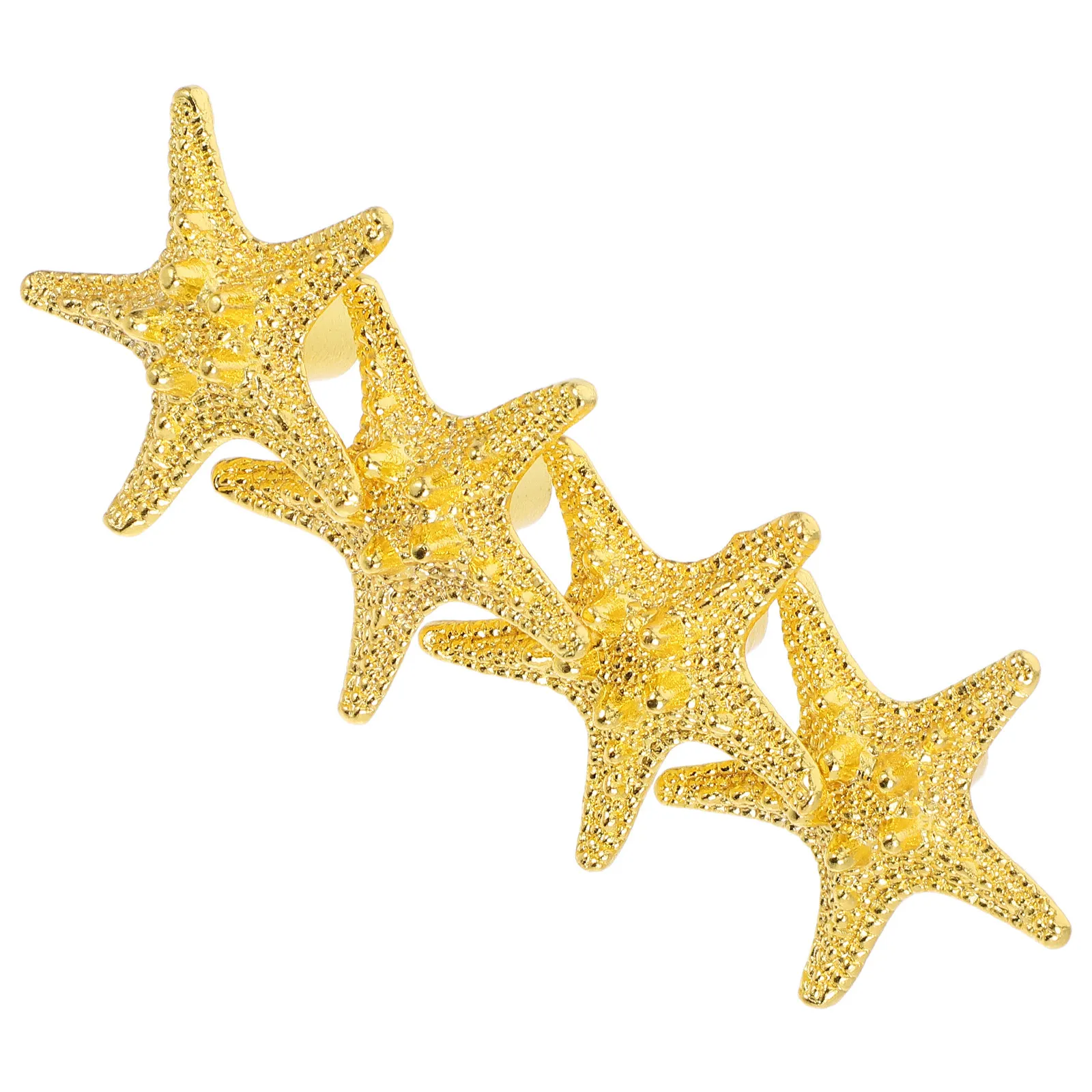 4Pcs Star Cabinet Pulls Zinc Alloy Modern Drawer Handles for Dressers Kitchen Furniture Hardware Stylish Home Decor Upgrade