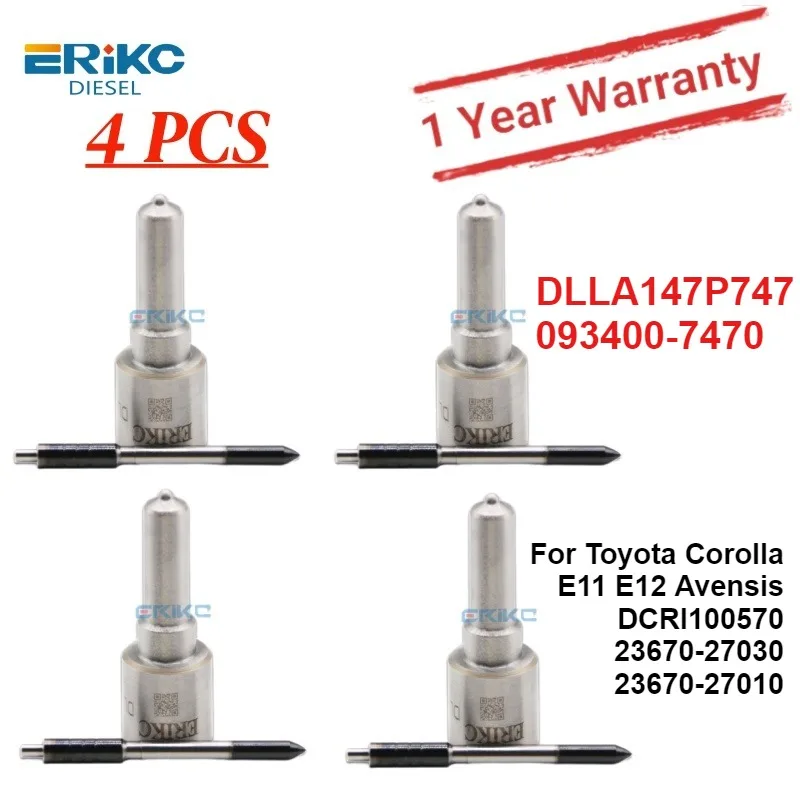 

Распылитель DLLA147P747 (093400-7470) D4D Форсунка инжектора для Toyota Corolla E11 E12 Avensis DCRI100570 23670-27030 23670-27010
