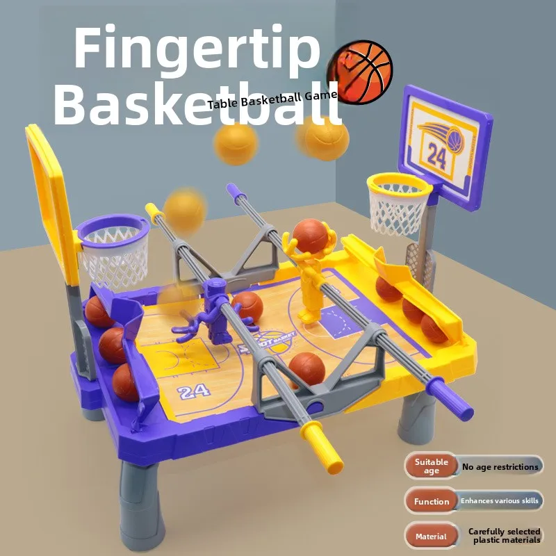 

New Large Size Baskeall Toy Game Interactive Dual Desktop Sports Eonal Play for Children No Brand Registered Trademark