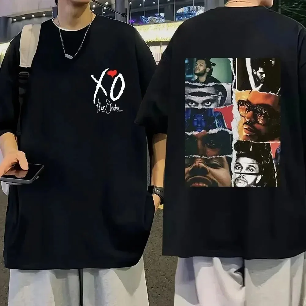 Limited 2026 The Weeknd Men Rock Music Printed Cotton T-shirt Men's Summer Casual Top Short Sleeve Classic Male Women Tee