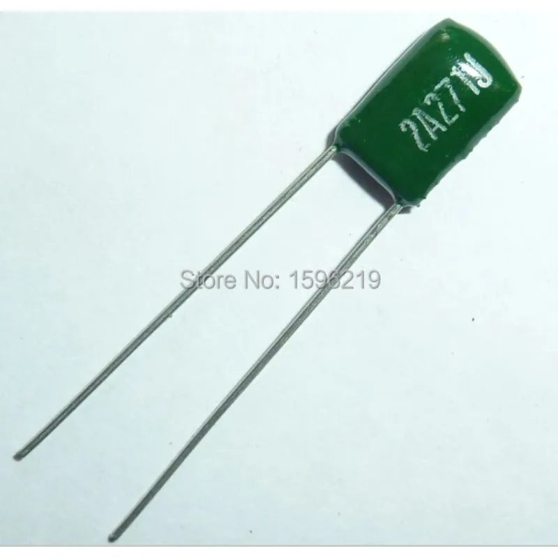 200pcs Mylar Film Capacitor 100V 2A271J 270pF 0.27nF 2A271 5% Polyester Film capacitor - Free Shipping