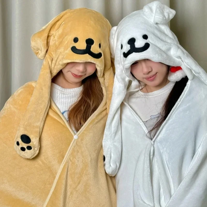 

Kawaii Line плащ для щенка аниме мультфильм милое офисное одеяло с кондиционером банное полотенце быстросохнущие подарки для девочек игрушки