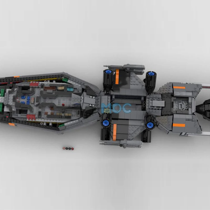 

Конструктор Sojourn Guinevere Model MOC: Космические DIY-блоки для сборки, креативная развивающая коллекция, игрушки для демонстрации, подарки, 3076 деталей