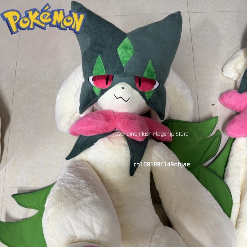 170cm Meowscarada 2.0 Super grande taille en peluche étui en cuir Pokemon Anime peluche poupée chambre décoration oreiller ornements cadeaux